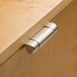 Lid-Stay Torsion Hinge Lid Support, Satin Nickel -Carpentry Shop 20627 04 1000