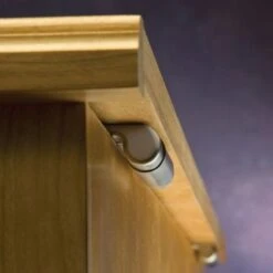 Lid-Stay Torsion Hinge Lid Support, Rustic Bronze -Carpentry Shop 20627 05 1000 1