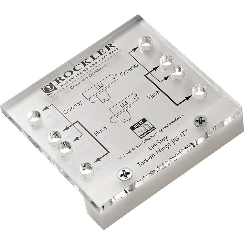 Rockler 30 Inch-pound Lid-Stay Torsion Hinge, Rustic Bronze, 2 Per Pack 3 Rockler 30 Inch-pound Lid-Stay Torsion Hinge, Rustic Bronze, 2 Per Pack