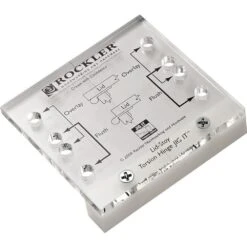 Rockler 60 Inch-pound Lid-Stay Torsion Hinge, Rustic Bronze, 2 Per Pack