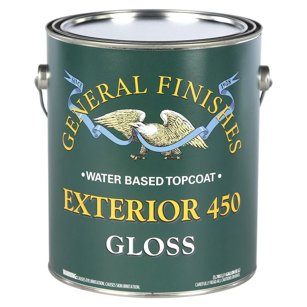 General Finishes Exterior 450 Water-based Top Coat Gloss, Gallon 3 General Finishes Exterior 450 Water-based Top Coat Gloss, Gallon