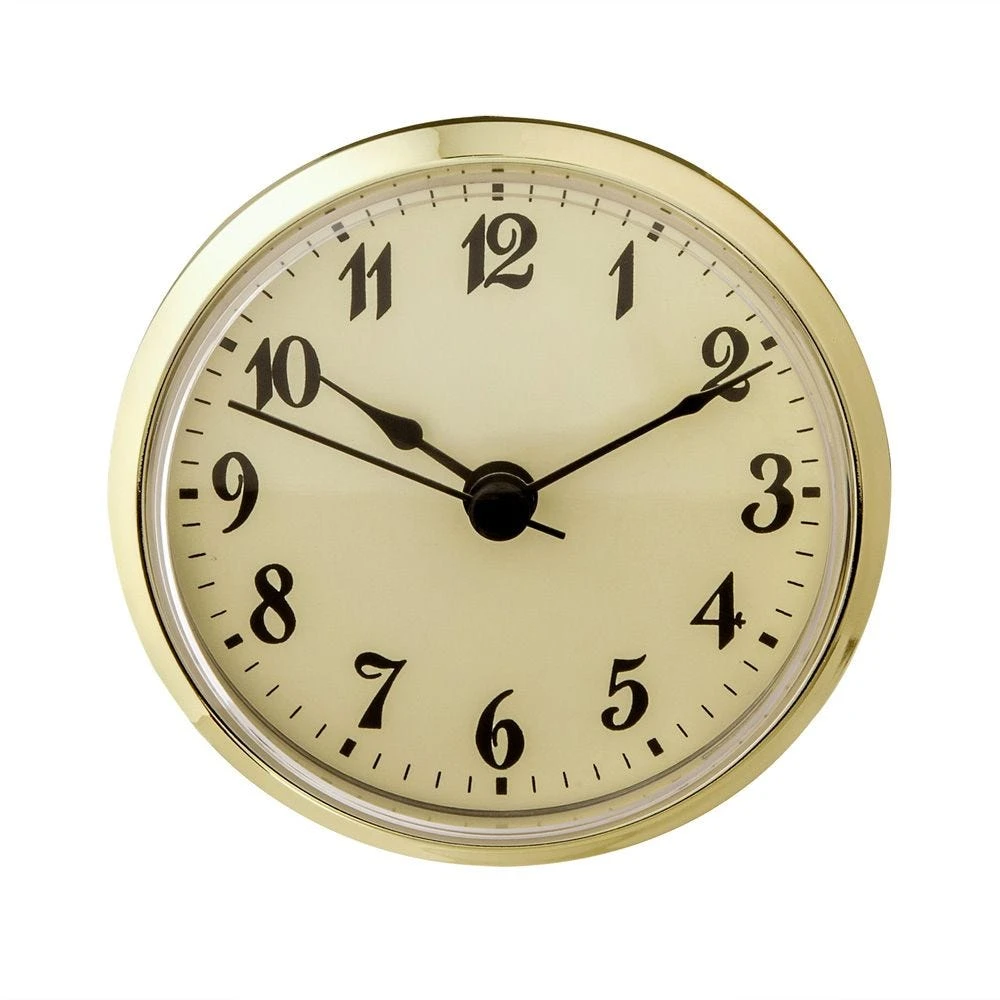 3" Clock Face - Ivory/Blk Arabic/Gold 5 3" Clock Face - Ivory/Blk Arabic/Gold - Image 3
