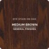 General Finishes Water Based Dye Stain, Medium Brown, Pint -Carpentry Shop 24286 01 1000