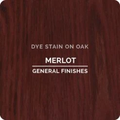 General Finishes Water Based Dye Stain, Merlot, Pint