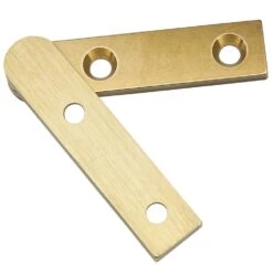 Solid Brass Precision Knife Hinges - Straight Style Hinges