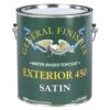 General Finishes Exterior 450 Water-based Top Coat Satin, Gallon -Carpentry Shop 27198 01 1000 1