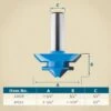 Rockler 45° Lock Miter Router Bits - 1/2'' Shank -Carpentry Shop 28131 01
