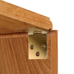Brass-Plated Drop Leaf Hinges For Shaped Edges