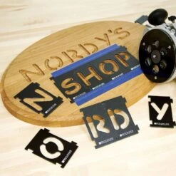 Rockler Interlock Signmaker's Template Kits, Comic Sans Font