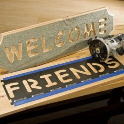 Rockler Interlock Signmaker's Template Kits, Comic Sans Font -Carpentry Shop 31085 02 1000