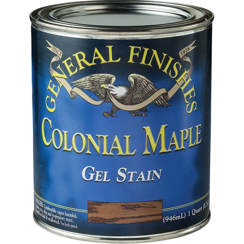 General Finishes Gel Stain, Colonial Maple 4 General Finishes Gel Stain, Colonial Maple - Image 2