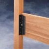 Surface Mounted Keyhole Bed Rail Brackets