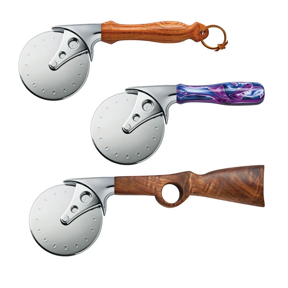 Rockler Stainless Steel Pizza Cutter Turning Kit, Chrome Finish 8 Rockler Stainless Steel Pizza Cutter Turning Kit, Chrome Finish - Image 6