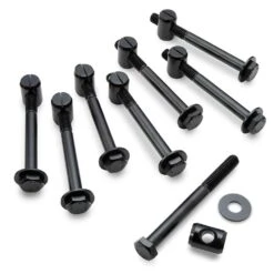 Heavy-Duty Cross Dowel And Bolt - 8-Pack