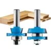 Rockler 2-Pc. Rail/Stile Shaker Cutter Router Bit Set - 1/2" Shank 2 Rockler 2-Pc. Rail/Stile Shaker Cutter Router Bit Set - 1/2" Shank -Carpentry Shop 40431 01 1000 1