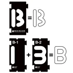 Rockler Interlock Signmaker's Template Kits, State Park Font -Carpentry Shop 43820 07 1000