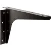 Heavy-Duty Steel Shelf Brackets-Black Finish -Carpentry Shop 44162 01 1000