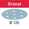 5" Festool Granat D125 Abrasive Discs -Carpentry Shop 44582 01 1000 1