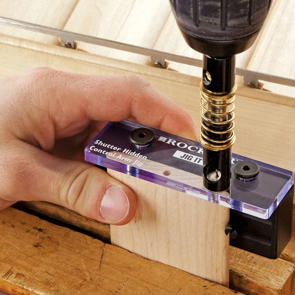 Rockler Hidden Control Arm Jig Kit For Shutter System 5 Rockler Hidden Control Arm Jig Kit For Shutter System - Image 3