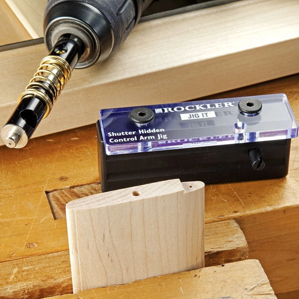 Rockler Hidden Control Arm Jig Kit For Shutter System 4 Rockler Hidden Control Arm Jig Kit For Shutter System - Image 2