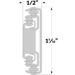 75-lb. Full-Extension Drawer Slides - Centerline® 3612 (12" To 26") -Carpentry Shop 45859 04 1000