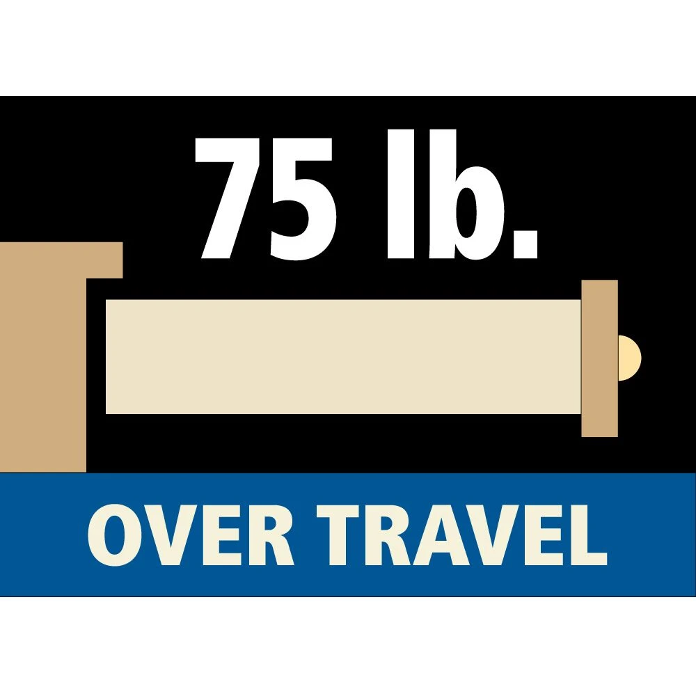 75-lb. Comfort-Close Over-Travel Drawer Slides - Centerline® 757CC (14" To 22") 7 75-lb. Comfort-Close Over-Travel Drawer Slides - Centerline® 757CC (14" To 22") - Image 5