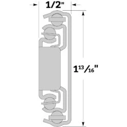 100-lb. Self-Closing Full Extension Drawer Slides - Centerline® 757 SC (16" To 22") 10 100-lb. Self-Closing Full Extension Drawer Slides - Centerline® 757 SC (16" To 22") -Carpentry Shop 45908 04 1000