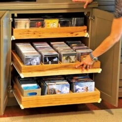 1-1/4" QuikTray Rollout Shelf Supports 16 1-1/4" QuikTray Rollout Shelf Supports -Carpentry Shop 46259 02 1000