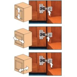 Blum® Compact Soft-Close BLUMotion Overlay Hinges For Face-Frame -Carpentry Shop 46572 06 1000