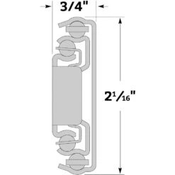 220-lb. Heavy-Duty Full-Extension Drawer Slides - Centerline® 758(16" To 28") -Carpentry Shop 46899 03 1000