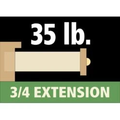 35-lb. Center-Mount Drawer Slides - Centerline® 714 (14" To 24") -Carpentry Shop 47510 04 1000