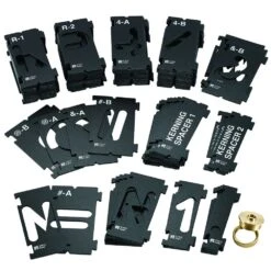 Rockler Interlock Signmaker's Template Kits, State Park Font -Carpentry Shop 48356 18 1000