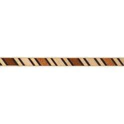 Maple Black Mahogany Angled Inlay Banding, 1/2'' W