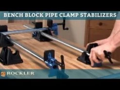 Rockler Bench Block Pipe Clamp Stabilizers, 4-Pack -Carpentry Shop 4kvhzq4sbty