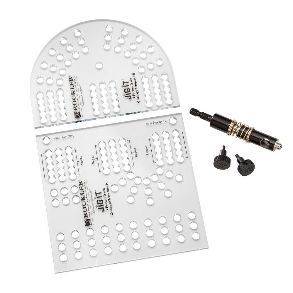 Small Cribbage Board Templates, 3-Player, Curved Track 6 Small Cribbage Board Templates, 3-Player, Curved Track - Image 4