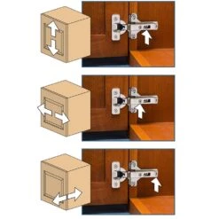 Salice 105° Silentia+ Soft-Close Hinges, Face Frame -Carpentry Shop 51949 06 1000