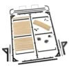 Rockler I-Semble Murphy Bed Hardware Kits With Mattress Platforms