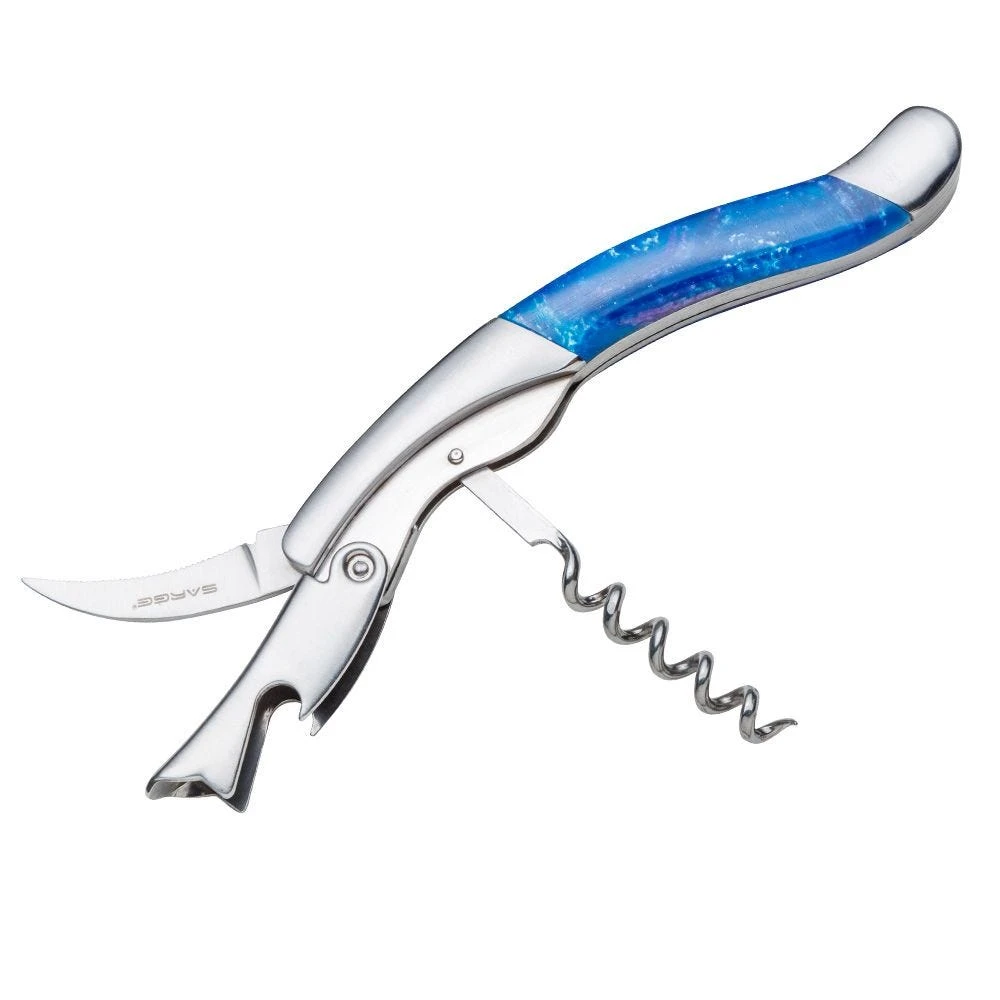 Sky Blue/Lavender Resin Knife Scales 2 Sky Blue/Lavender Resin Knife Scales