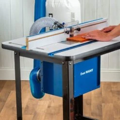 Dust Right Router Table Dust Bucket With Dual Port -Carpentry Shop 56248 09 1000