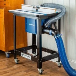 Dust Right Router Table Dust Bucket With Dual Port -Carpentry Shop 56248 10 1000