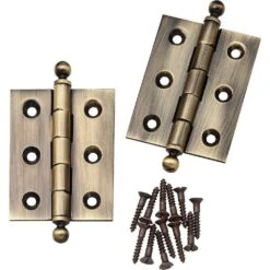 Ball Tip Extruded Hinges 2'' L X 1-1/2'' W -Carpentry Shop 56930 01 1000 02