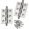 Ball Tip Extruded Hinges 2'' L X 1-1/2'' W 2 Ball Tip Extruded Hinges 2'' L X 1-1/2'' W -Carpentry Shop 57062 01 1000 02