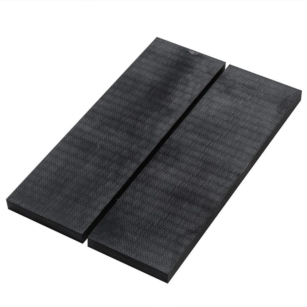 Double Black G10 Fiberglass Knife Scales 3 Double Black G10 Fiberglass Knife Scales