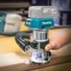 Makita XTR01Z 18V LXT Lithium-Ion Brushless Cordless Compact Router, Bare Tool -Carpentry Shop 58142 02 1000