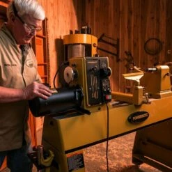 Powermatic 3520C Lathe With Legs And 6'' Riser Blocks, 2HP, 220V, 1-Phase 20 Powermatic 3520C Lathe With Legs And 6'' Riser Blocks, 2HP, 220V, 1-Phase -Carpentry Shop 58433 08 1000