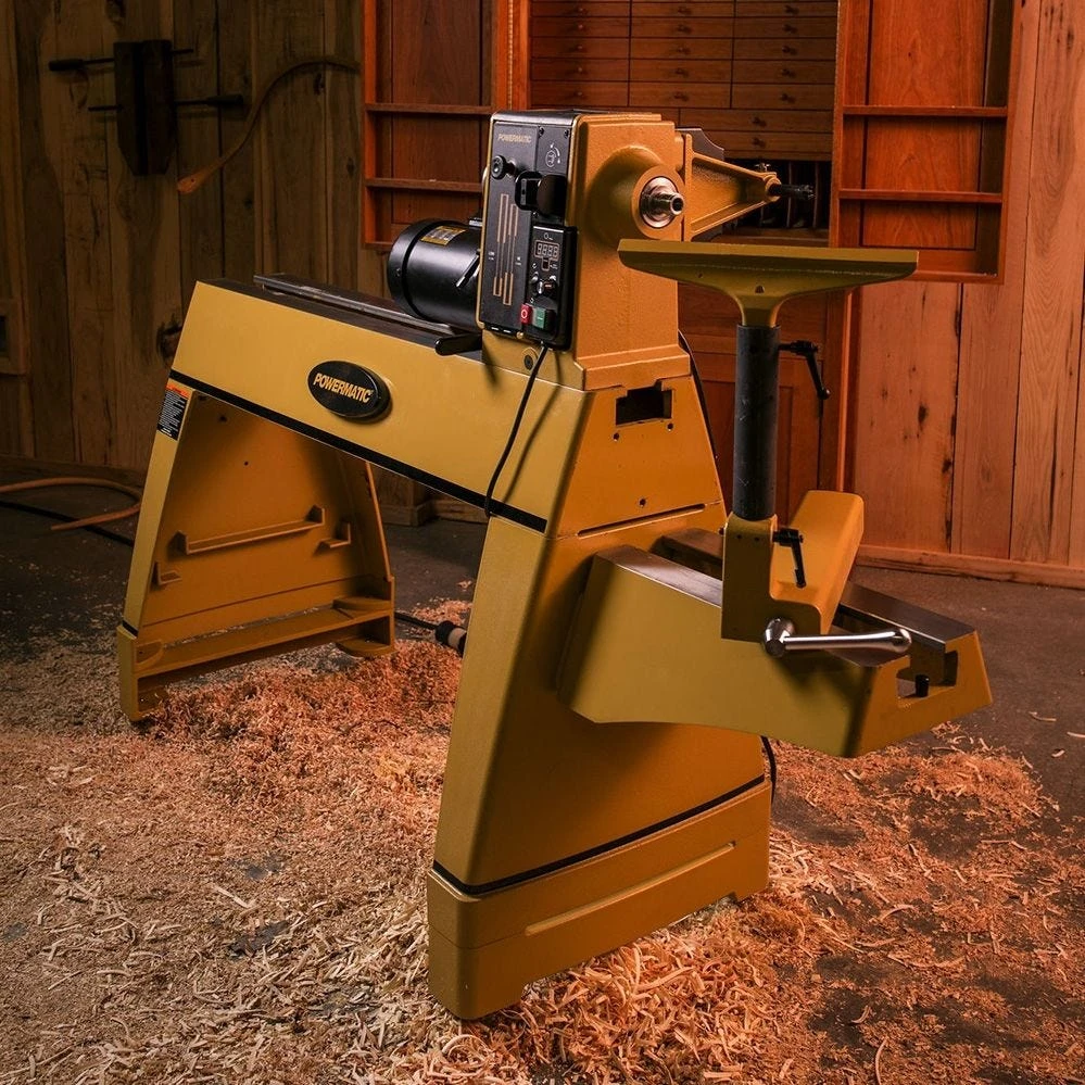 Powermatic 3520C Lathe With Legs And 6'' Riser Blocks, 2HP, 220V, 1-Phase 10 Powermatic 3520C Lathe With Legs And 6'' Riser Blocks, 2HP, 220V, 1-Phase - Image 8