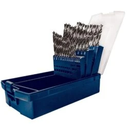 25-Piece HSS Brad Point Drill Bit Set, Imperial