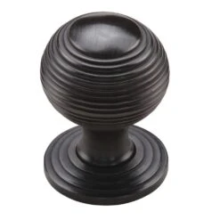 Reeded Cabinet Knob On Rose -Carpentry Shop 60779 01 1000 1
