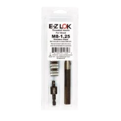 E-Z Knife Threaded Insert Kit For Hard Wood, Stainless -Carpentry Shop 60848 01 1000 1
