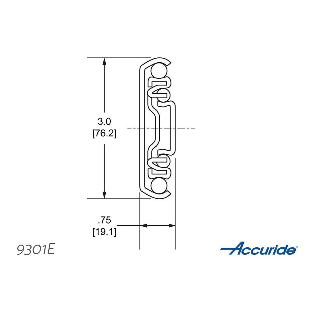 Accuride 9301 Extra Heavy-Duty 600-lb. Full-Extension Drawer Slides 4 Accuride 9301 Extra Heavy-Duty 600-lb. Full-Extension Drawer Slides - Image 2